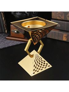 Regalo de inauguración de casa, decoración para fiesta del Eid, decoración artesanal islámica, escultura de luna creciente, quemador de incienso chapado en oro - Product Image 4