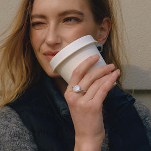 Vente en gros d'anneaux de perles réglables en acier inoxydable plaqués or 18 carats - Product Image 2