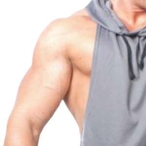 Camiseta Deportiva sin Mangas para Hombre, Estilo Racerback, Ligera, Transpirable, para Gimnasio, Fitness, Ropa Deportiva Activa, OEM - Product Image 5