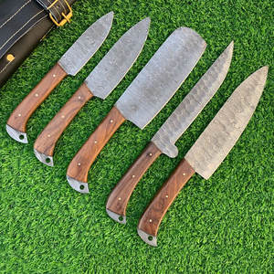 Ensemble de couteaux de chef en acier Damas de haute qualité, style japonais, pour la maison et la restauration - Product Image 1