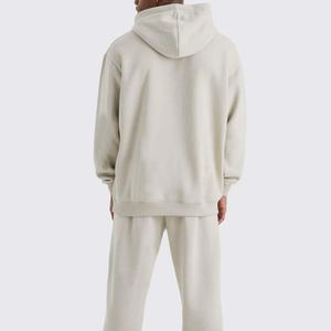 Ensemble de survêtement pour homme, best-seller, personnalisable, comprenant un sweat à capuche et un pantalon de jogging, 100% coton biologique épais - Product Image 4