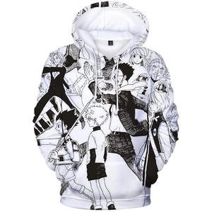 Sudaderas con Capucha de Forro Polar, Sudaderas con Capucha Estampadas por Sublimación para Hombre, Sudadera de Manga Larga de Forro Polar de Poliéster para Invierno - Product Image 5