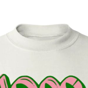 Sweat-shirt à col rond pour femmes, blanc 08, avec motif Pretty Girls, manches longues, poignets côtelés, décontracté, en polaire, tendance streetwear - Product Image 5