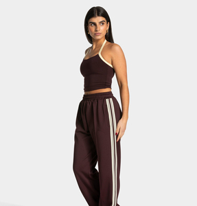 Pantalones Deportivos de Mujer Personalizados, de Cintura Media, Estilo Urbano, de Invierno, de Pierna Ancha, Transpirables, de Forro Polar, con Parte Inferior Recta - Product Image 3