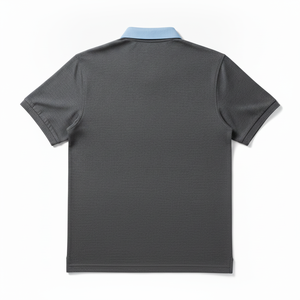 เสื้อยืดผู้ชายลำลองถักนิตติ้ง รับสกรีนโลโก้/สี ระบายอากาศได้ดี กันยับ แห้งเร็ว ใยไผ่ ไซส์ใหญ่ ขายส่ง - Product Image 3