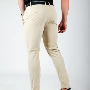 Pantalones Deportivos de Golf para Hombre, Elásticos, Ajustados, Transpirables, de Secado Rápido, Proveedor de Ropa Deportiva OEM - Product Image 2