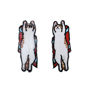 Patch brodé drôle en forme de pizza, thermocollant, pour chapeaux, sacs, vestes, casquettes, décoration DIY pour vêtements et accessoires alimentaires, vente en gros - Product Image 4