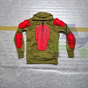 Sweat à capuche moto 3 couches approuvé CE 2 niveaux Coussinets protecteurs moto Hoodies Aramid Motorcycle Hoodie - Product Image 4