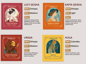 กาแฟบด DANLINE <span class=keywords><strong>KAFFA</strong></span> GEISHA ETHIOPIA คั่วกลาง รสชาติกลมกล่อม บริการปรับแต่งแบบซองดริป - Product Image 3