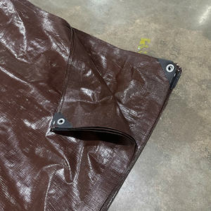 Bâche robuste marron haute durabilité grande capacité imperméable avec options de couleur et de taille pour usage industriel extérieur - Product Image 5