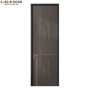 OEM/ODM MDF Product Warping Modern Design Style WPC Wooden <b>Interior</b> <b>Door</b> Smooth Technics Anti-crack Termite Living Room Villa - Product Image 5