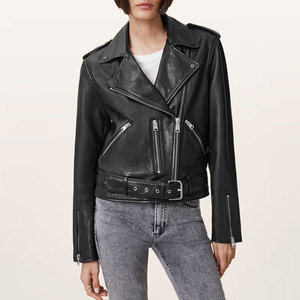 New Arrivals 2026 Latest Design Cropped Unisex Leather Jackets Made Genuine Leather Jackets For Women's - Product Image 1