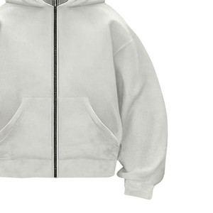 Wholesale Men <b>Zip</b>-Up Fleece <b>Hoodie</b> Soft Cotton Summer Casual Wear OEM ODM Premium Apparel Streetwear Digital Printing <b>Pocket</b> - Product Image 5
