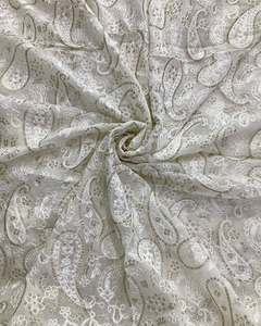 Chain Stitch Embroidery Knitted Lace <b>Sequin</b> Georgette Fabric 100% Polyester Eco-Friendly Breathable Industry Abaya <b>Kaftan</b> Modest - Product Image 4