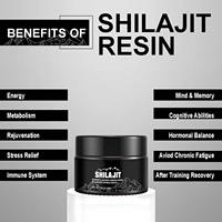 Résine de Shilajit Pur de l'Himalaya (Qualité Or) OEM avec Acide Fulvique et Plus de 85 Oligo-éléments – Shilajit Naturel pour l'Énergie, l'Endurance et la Concentration