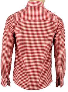 เสื้อเชิ้ตผ้าสักหลาดลายสก็อตบาวาเรียนสีน้ำเงินคุณภาพสูงสำหรับผู้ชาย เหมาะสำหรับงานเลเดอร์โฮเซ่น งานเทศกาลอ็อกโทเบอร์เฟสต์ ฤดูใบไม้ร่วง รับผลิตตามแบบ OEM - Product Image 3