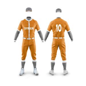 Soldes d'été Ensemble d'uniformes de baseball pour hommes Uniforme d'entraînement de softball simple et vierge aux couleurs personnalisées pour adultes - Product Image 6