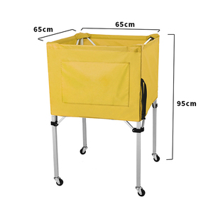 Durable Portable Volleyball Trolley Tennis Ball Carry <b>Cart</b> With Wheels - Product Image 4