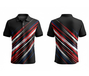 เสื้อโปโลบริษัทแบบสั่งทำพิเศษ พร้อมบริการพิมพ์ลายแบบ Sublimation ผลิตโดยผู้ผลิตที่เชี่ยวชาญ ตะเข็บทนทาน สำหรับผู้ชาย ผู้หญิง และเยาวชน แห้งเร็ว ระบายอากาศได้ดี เหมาะสำหรับกิจกรรมกีฬา - Product Image 2