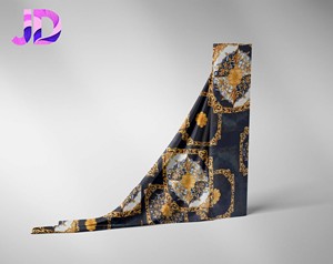 Nuevo diseño de gasa blusa tela patrón personalizado poliéster gradiente Color Digital impreso tela para vestido de mujer - Product Image 2