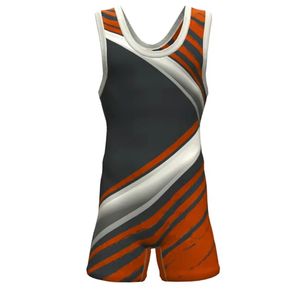 Combinaison de lutte unisexe en Spandex/Polyester extensible de haute qualité, séchage rapide, sublimation économique, pour entraînement en salle de sport, coupe ajustée - Product Image 6