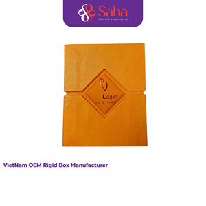<b>Matt</b> Lamination Bio-degradable Materials Handmade Gold Foil Stamping Customizable Gift Embossing Recyclable Rigid Boxes - Product Image 6
