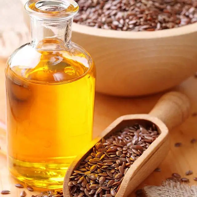 Organic Flaxseed Oil Cold Pressed Pure Flaxseed Oil Supplier Manufacturer for Skin Pure Flaxseed Oil