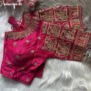 คอลเลคชั่นพรีเมียมผ้าไหมดิบปักลายด้วยด้ายปักมือ พร้อมแขนเสื้อเสริมฟองน้ำ ติดตะขอหน้า เสื้อผู้หญิงแฟชั่น - Product Image 1