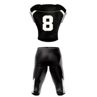 Özelleştirilmiş Amerikan Futbolu Üniforması Seti Kısa Nefes Alabilen %100 Polyester Profesyonel Süper En İyi Kalite Futbol Üniforması Kiti