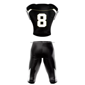 Conjunto de Uniforme de Fútbol Americano Personalizado, Corto, Transpirable, 100% Poliéster, Profesional, de la Mejor Calidad - Product Image 6