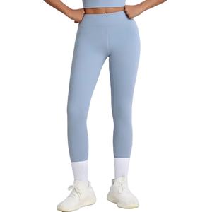 Service OEM d'évacuation de l'humidité Leggings de yoga à taille haute élastique pour femmes Pantalon de gym Vêtements de fitness Legging sans couture Pantalon serré pour femmes - Product Image 5