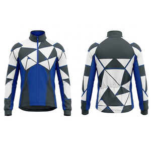 <b>Cycling</b> <b>Jacket</b> For Outdoor Training With Breathable Lightweight Material Full Front Zipper Wind Protection And Reflective Detail - Product Image 1