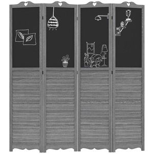 Divisorio Artistico in Legno/Schermo per la Privacy con Funzione di Appendimento - Product Image 3