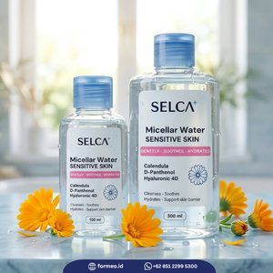 Agua Micelar OEM con Caléndula, D-Pantenol y Ácido Hialurónico, 100mL/300mL, Limpiador Facial y Desmaquillante para Piel Sensible - Product Image 4