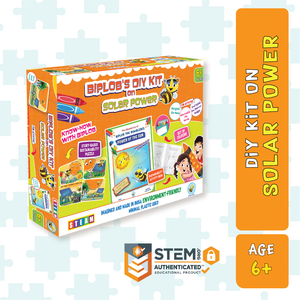 ชุดอุปกรณ์พลังงานแสงอาทิตย์แบบ DIY สำหรับเด็ก หนังสือกิจกรรม 4 ชิ้น จิ๊กซอว์ ดินสอสี สำหรับการทดลองทางวิทยาศาสตร์ 100 ชิ้นต่อชุดใหม่ - Product Image 1