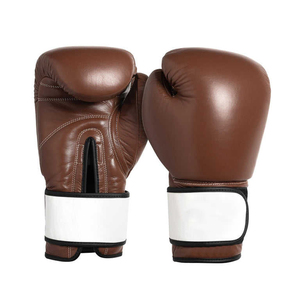 Gants de boxe en cuir véritable à vendre en ligne, étiquette privée, gants de boxe respirants personnalisés, gants de boxe professionnels en cuir - Product Image 1