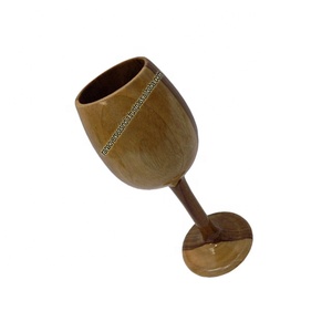 ถ้วยไวน์ไม้วินเทจสำหรับบาร์,โรงแรม,บ้าน,ร้านกาแฟ,ร้านอาหาร,ปาร์ตี้และงานแต่งงาน - Product Image 2