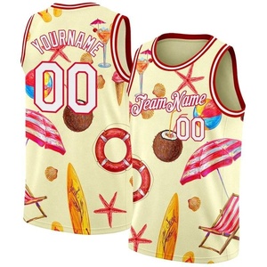 Maillot de basket-ball réversible en mesh 100% polyester pas cher pour hommes, design personnalisé, impression par sublimation, vêtements de basket-ball - Product Image 1