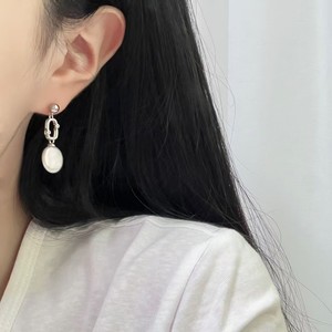 11-12mm Large Natural Freshwater Pearl <b>Earrings</b> Simple Design 925 <b>Silver</b> Needle Luxury <b>Dangle</b> Fashion for Women - Product Image 5