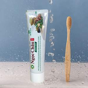 Pasta Dental Herbal Orgánica de Menta Refrescante para Blanquear los Dientes y Refrescar el Aliento, para Dientes Sensibles, Marca NGOC CHAU, OEM/ODM Bienvenido - Product Image 2