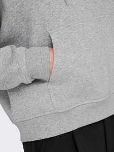 Women Oversized Hooded Sweatshirt Solid Color Full Sleeve Fleece Hoodie With Pockets Breathable Autumn Wear Hoodie For Women - Product Image 5