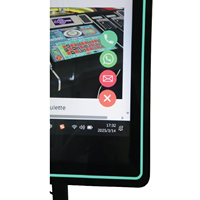 Moniteur tactile incurvé de 43 pouces avec éclairage LED compatible avec Advantech CRV-430WP