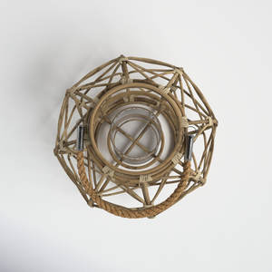 Coastal <b>Outdoor</b> Lighting Rattan Wall <b>Lantern</b> Other <b>Candle</b> Holders & <b>Candle</b> Jars - Product Image 5
