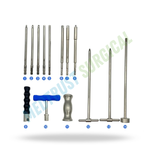 Broken <b>Screw</b> Removal Instrument <b>Set</b> Intramedullary Nail Extraction Surgical Kit - Product Image 4