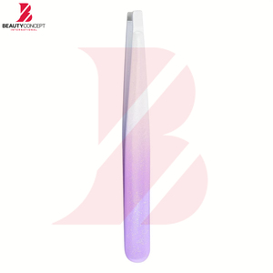Juego de Pinzas para Cejas al Por Mayor al Mejor Precio, Pinzas de Precisión de Acero Inoxidable con Punta Inclinada y Puntiaguda, Herramientas de Belleza OEM - Product Image 4