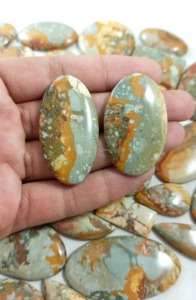 Cabochons en Jaspe Américain Naturel en Gros, Pierres Précieuses de Haute Qualité, Quartz Fantaisie, Pierres de Guérison, Cristaux Cabochons en Promotion - Product Image 3
