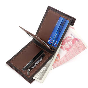 Cartera Corta para Hombre de Nuevo Diseño, Estilo Casual, Cierre de Cremallera, Forro de Poliéster Impermeable, Personalizable, Precio Razonable - Product Image 2