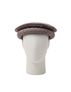 หมวกชิทราลีผ้าขนสัตว์ผสมสีน้ำตาลเข้มทรงกลมแบบดั้งเดิมของปากีสถานสำหรับผู้ชาย หมวกวัฒนธรรมฤดูหนาวที่ให้ความอบอุ่น - Product Image 2