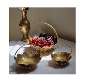 Ensemble de 2 bols à dessert de tailles différentes, de qualité supérieure, formes personnalisées, pour dattes et fruits, fabriqués en Inde - Product Image 4