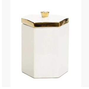 Golden Leaf Attached Luxury <b>Decorative</b> Canister with Metal <b>Lid</b> Standard Design for Kitchen Storage At Awesome Price - Product Image 6